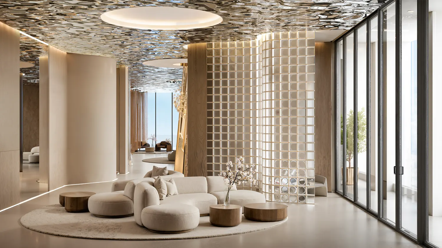 Observatory lounge on level 91, developer render
